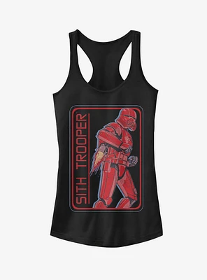 Star Wars Episode IX Rise of Skywalker Red Trooper Retro Sith Girls Tank