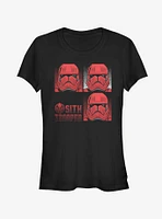 Star Wars Episode IX Rise of Skywalker Red Trooper Sith Girls T-Shirt