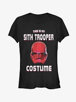 Star Wars Episode IX Rise of Skywalker Red Trooper Sith Costume Girls T-Shirt