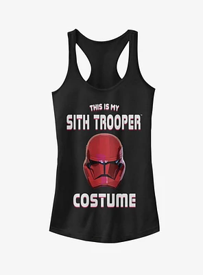 Star Wars Episode IX Rise of Skywalker Red Trooper Sith Costume Girls Tank