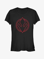 Star Wars Episode IX Rise of Skywalker Red Trooper Sith Emblem Girls T-Shirt