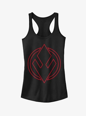 Star Wars Episode IX Rise of Skywalker Red Trooper Sith Emblem Girls Tank