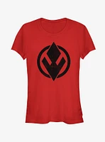 Star Wars Episode IX Rise of Skywalker Red Trooper SithTrooper Solid Emblem Girls T-Shirt