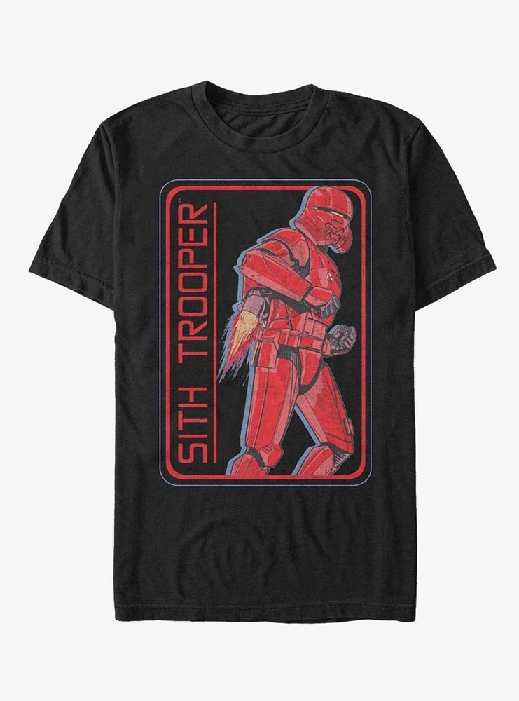 Star Wars Episode IX Rise of Skywalker Red Trooper Retro Sith T-Shirt