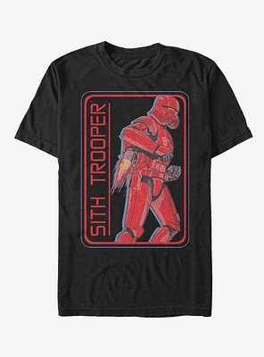 Star Wars Episode IX Rise of Skywalker Red Trooper Retro Sith T-Shirt