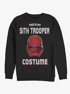 Star Wars Episode IX Rise of Skywalker Red Trooper Sith Costume Sweatshirt