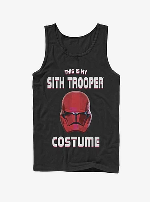 Star Wars Episode IX Rise of Skywalker Red Trooper Sith Costume Tank