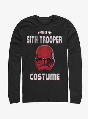 Star Wars Episode IX Rise of Skywalker Red Trooper Sith Costume Long-Sleeve T-Shirt