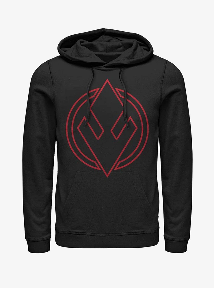 Star Wars Episode IX Rise of Skywalker Red Trooper Sith Emblem Hoodie