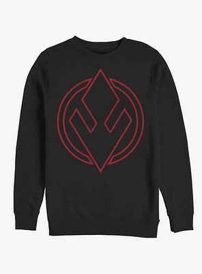 Star Wars Episode IX Rise of Skywalker Red Trooper Sith Emblem Sweatshirt