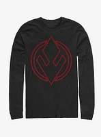 Star Wars Episode IX Rise of Skywalker Red Trooper Sith Emblem Long-Sleeve T-Shirt