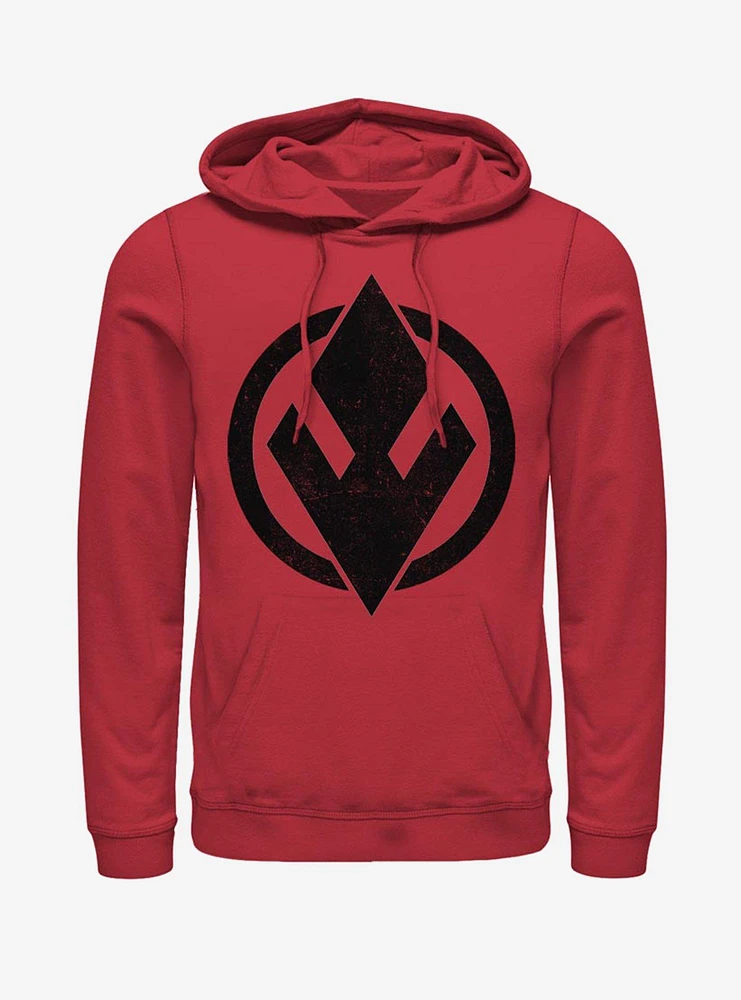 Star Wars Episode IX Rise of Skywalker Red Trooper SithTrooper Solid Emblem Hoodie