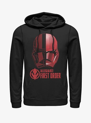 Star Wars Episode IX Rise of Skywalker Red Trooper Split Sith Hoodie