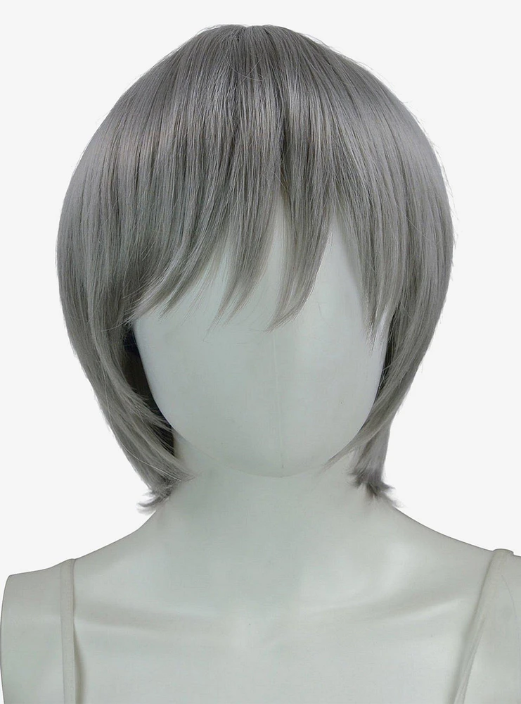 Epic Cosplay Aether Gunmetal Grey Layered Short Wig