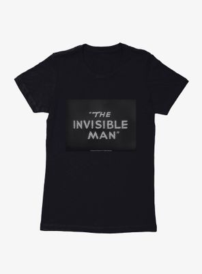 The Invisible Man Title Screen Womens T-Shirt