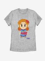 Nintendo The Legend of Zelda: Link's Awakening Marin Avatar Color Womens T-Shirt