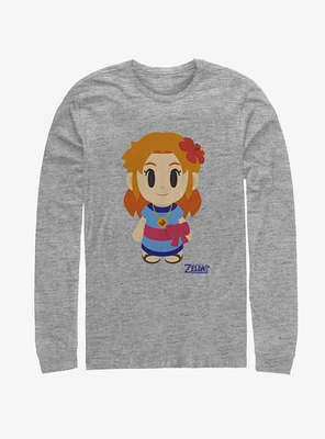 Nintendo The Legend of Zelda: Link's Awakening Marin Avatar Color Long-Sleeve T-Shirt