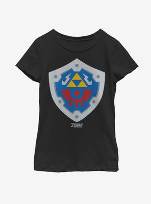 Nintendo The Legend of Zelda: Link's Awakening Hylian Shield Youth Girls T-Shirt