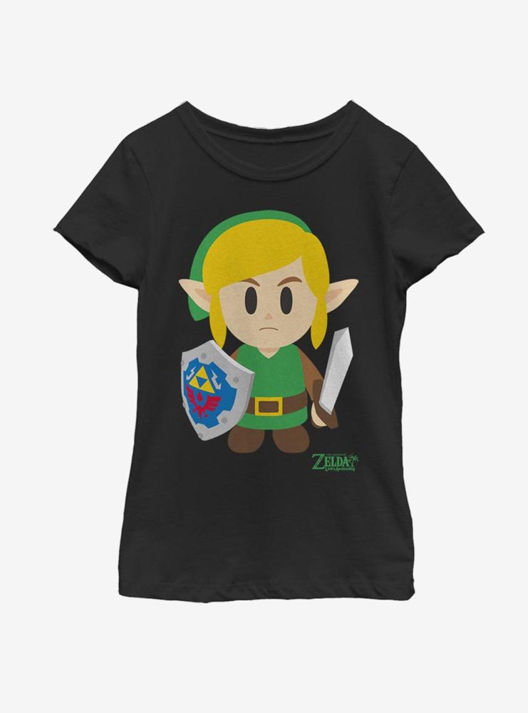 Nintendo The Legend of Zelda: Link's Awakening Link Avatar Color Youth Girls T-Shirt