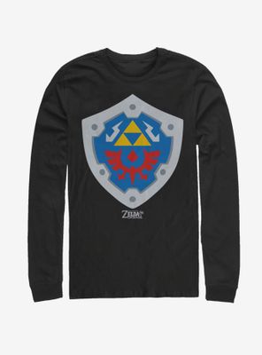 Nintendo The Legend of Zelda: Link's Awakening Hylian Shield Long-Sleeve T-Shirt