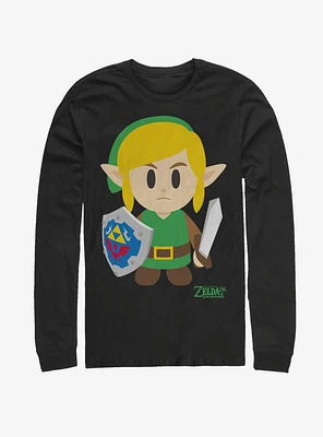 Nintendo The Legend of Zelda: Link's Awakening Link Avatar Color Long-Sleeve T-Shirt