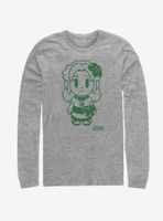 Nintendo The Legend of Zelda: Link's Awakening Marin Avatar Outline Long-Sleeve T-Shirt