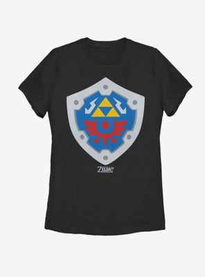 Nintendo The Legend of Zelda: Link's Awakening Hylian Shield Womens T-Shirt