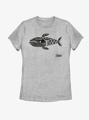 Nintendo The Legend of Zelda: Link's Awakening Whale Glyph Womens T-Shirt