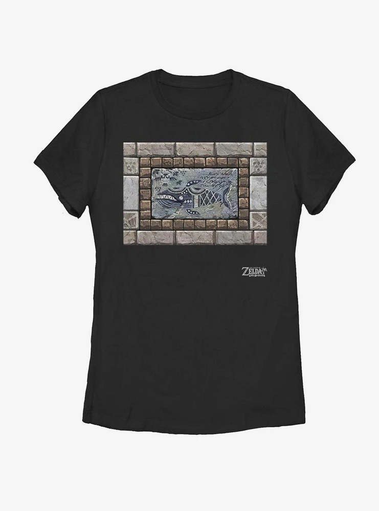 Nintendo The Legend of Zelda: Link's Awakening Whale Tablet Womens T-Shirt
