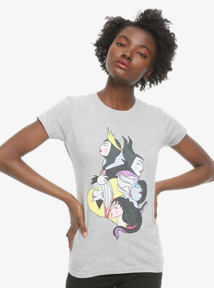 Disney Villains Profiles Girls T-Shirt