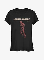 Star Wars Episode IX Rise of Skywalker Red Trooper Jet Girls T-Shirt