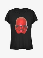 Star Wars Episode IX Rise of Skywalker Red Trooper Helm Girls T-Shirt