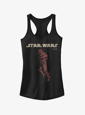 Star Wars Episode IX Rise of Skywalker Red Trooper Jet Girls Tank