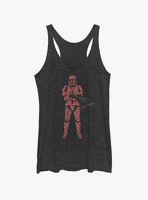 Star Wars Episode IX Rise of Skywalker Red Trooper Girls Tank