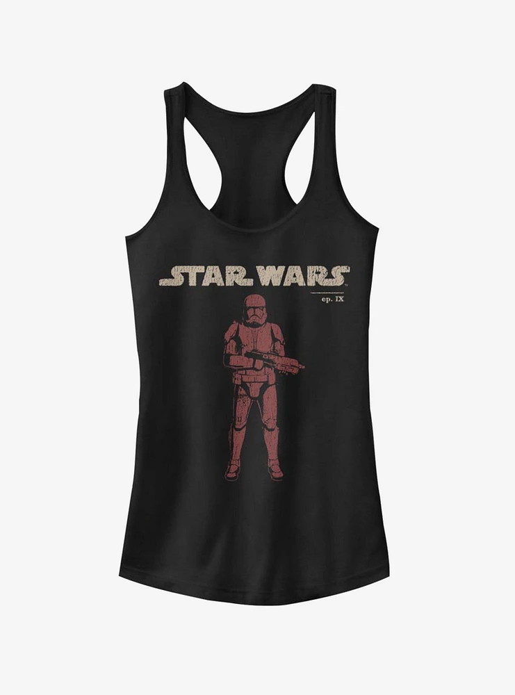 Star Wars Episode IX Rise of Skywalker Red Trooper Vigilant Girls Tank