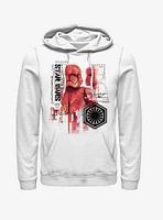 Star Wars Episode IX Rise of Skywalker Red Trooper Schematic Hoodie