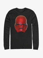 Star Wars Episode IX Rise of Skywalker Red Trooper Helm Long-Sleeve T-Shirt