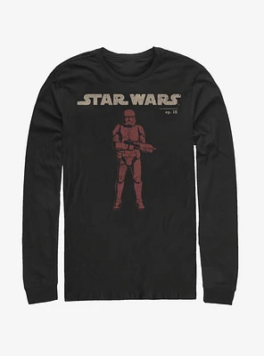 Star Wars Episode IX Rise of Skywalker Red Trooper Vigilant Long-Sleeve T-Shirt