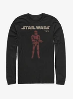 Star Wars Episode IX Rise of Skywalker Red Trooper Vigilant Long-Sleeve T-Shirt