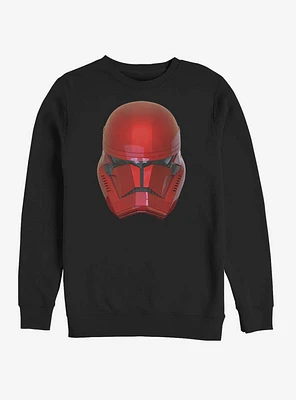 Star Wars Episode IX Rise of Skywalker Red Trooper Helm Sweatshirt