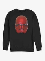 Star Wars Episode IX Rise of Skywalker Red Trooper Helm Sweatshirt