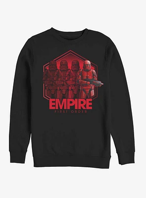 Star Wars Episode IX Rise of Skywalker Red Trooper Troop Four Sweatshirt