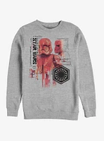 Star Wars Episode IX Rise of Skywalker Red Trooper Schematic Sweatshirt