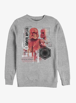 Star Wars Episode IX Rise of Skywalker Red Trooper Super Sweatshirt