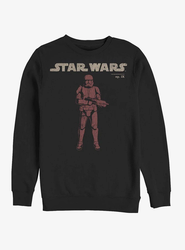 Star Wars Episode IX Rise of Skywalker Red Trooper Vigilant Sweatshirt