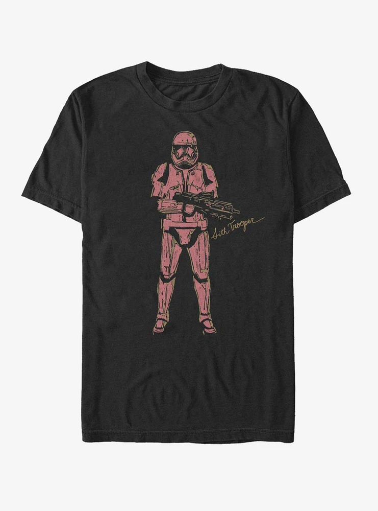 Star Wars Episode IX Rise of Skywalker Red Trooper T-Shirt