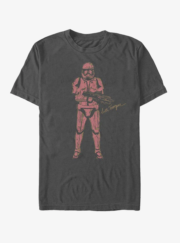 Star Wars Episode IX Rise of Skywalker Red Trooper T-Shirt