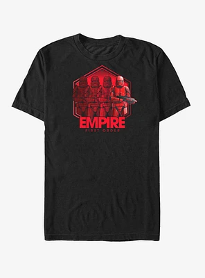 Star Wars Episode IX Rise of Skywalker Red Trooper Troop Four T-Shirt