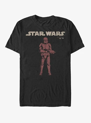 Star Wars Episode IX Rise of Skywalker Red Trooper Vigilant T-Shirt