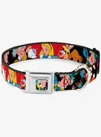 Disney Alice Wonderland Mad Hatters Tea Party Poses Seatbelt Buckle Dog Collar